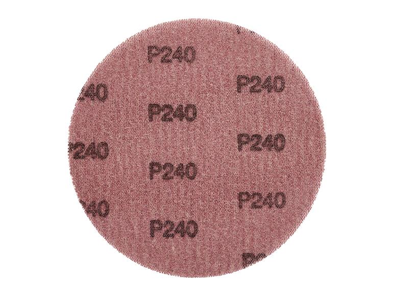 Ronde schuurpapier schijf met korrelgrootte P240.