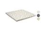 Beige matras met witte strepen
