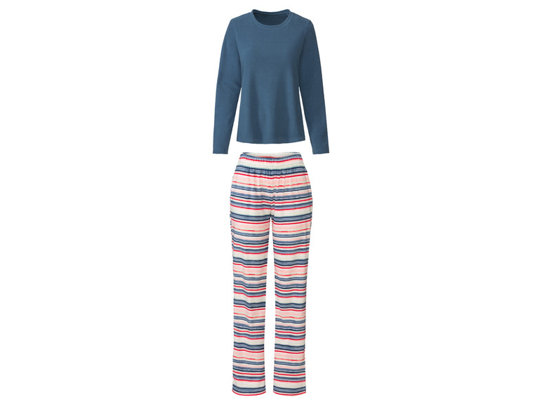 esmara Dames pyjama (L (44-46), Blauw)