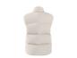 Witte gewatteerde bodywarmer, achteraanzicht