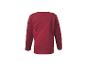 Rood T-shirt met lange mouwen voor kinderen, achteraanzicht.