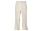 Beige dames joggingbroek met rechte pijpen