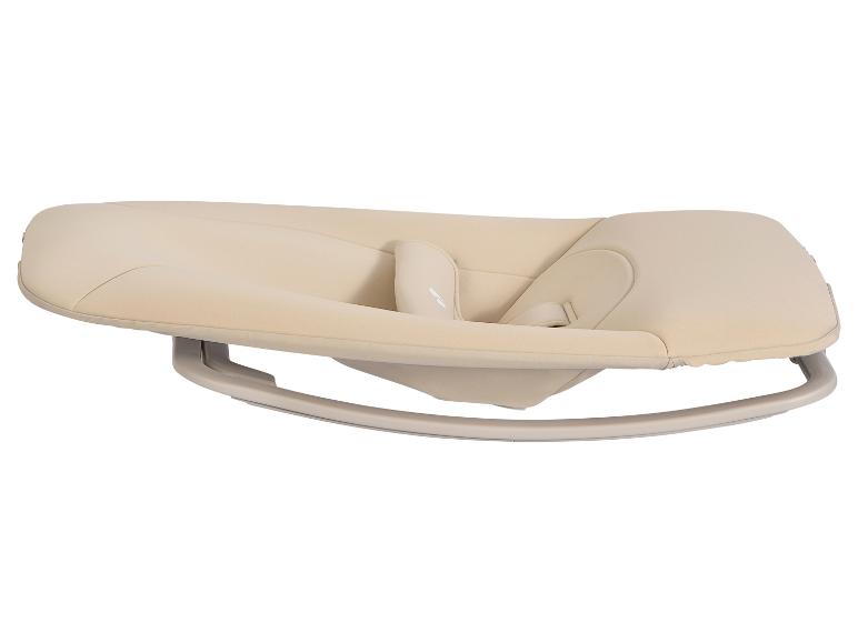 Beige babywipper met schommelonderstel