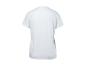 Wit sport T-shirt met korte mouwen, achterkant