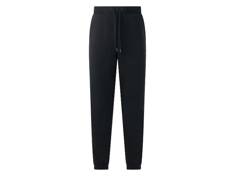 Zwarte joggingbroek met trekkoord.