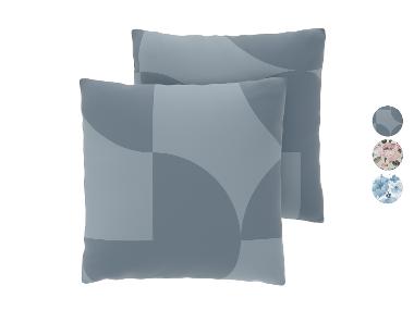 LIVARNO® Renforcé kussenslopen, 2 stuks, 50 x 60 cm