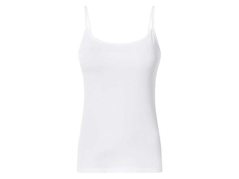Witte camisole met spaghettibandjes