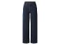 Donkerblauwe wide-leg jeans