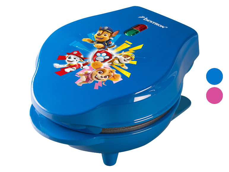 Besttron Paw Patrol mini-wafelmaker, blauw.