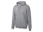 Grijze Puma hoodie: casual en comfortabel.