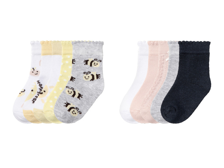 Ga naar volledige schermweergave: lupilu® 5 paar baby sokken - afbeelding 1