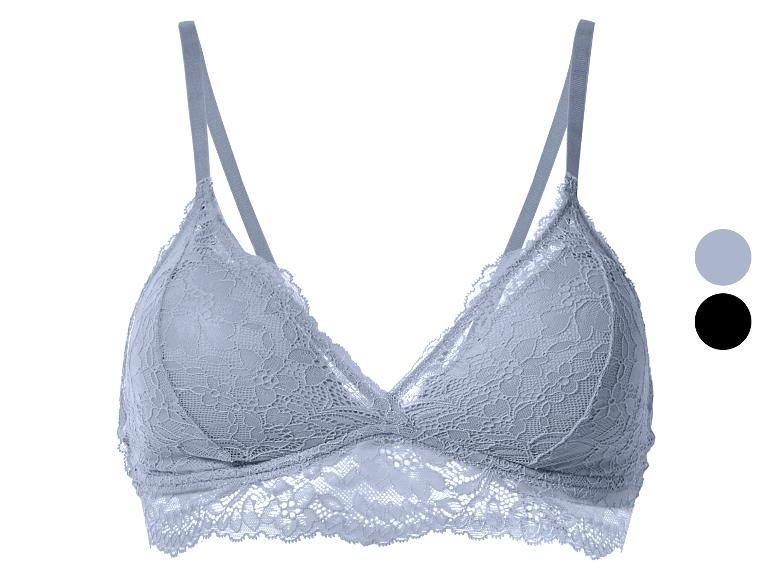 Lichtblauwe kanten bralette bh met kleuropties.