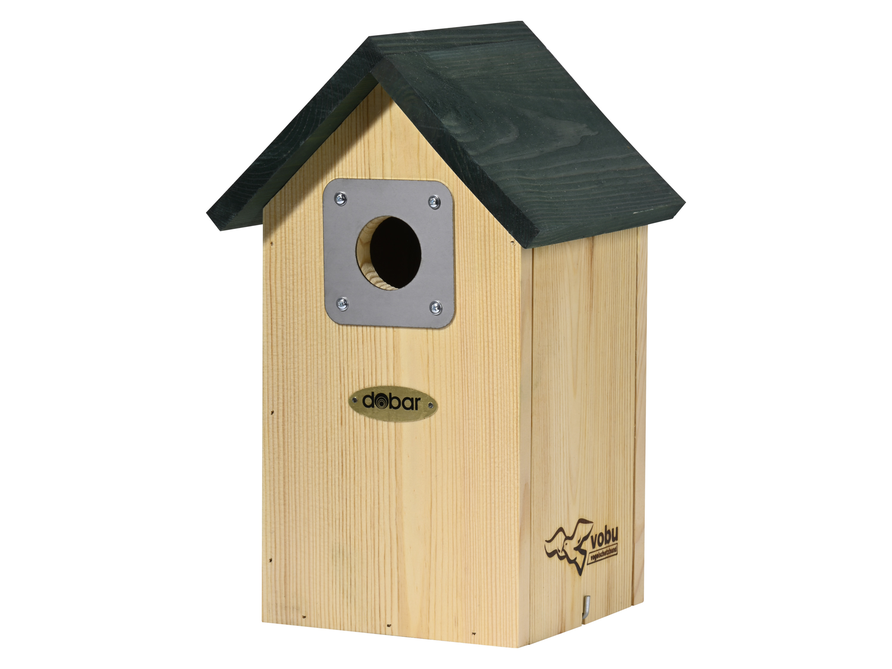 DOBAR Vogelhuisje voor holenbroeders, met spechtenbescherming