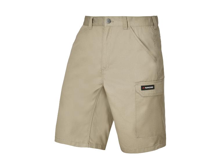 Beige Parkside shorts: casual fit, cargozakken.