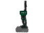Groene en zwarte draadloze werklamp met 2.0Ah accu