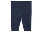 Donkerblauwe leggings voor baby's.
