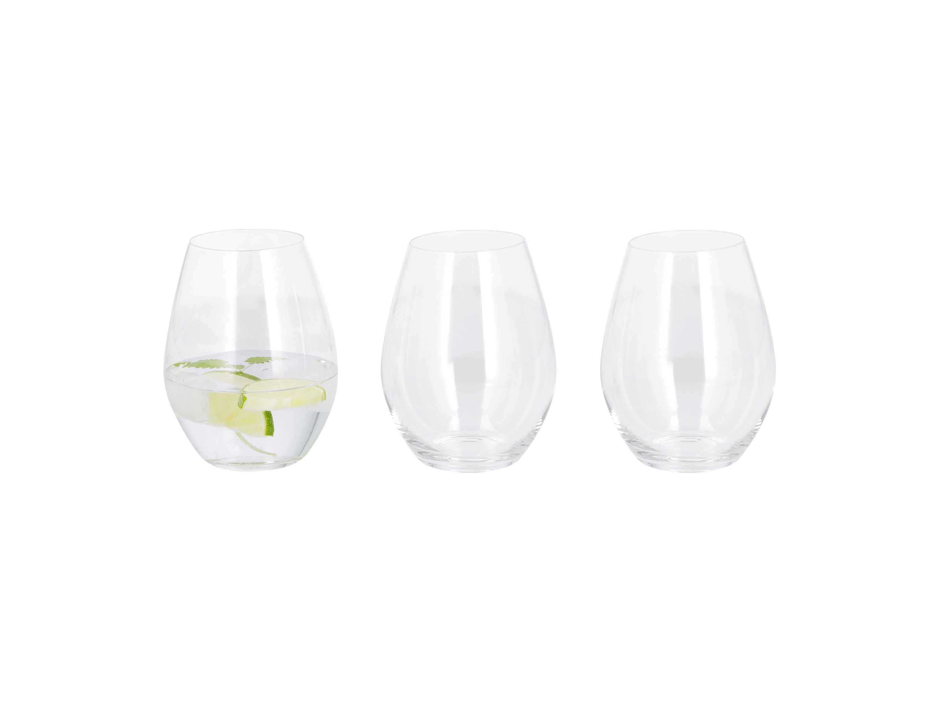SILVERCREST Set van 2 wijnglazen of 3 waterglazen - kristalglas