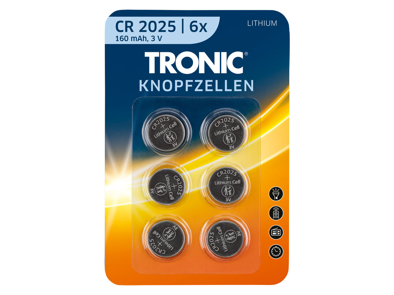 segment Haan mosterd TRONIC® 6 knoopcelbatterijen online kopen | LIDL