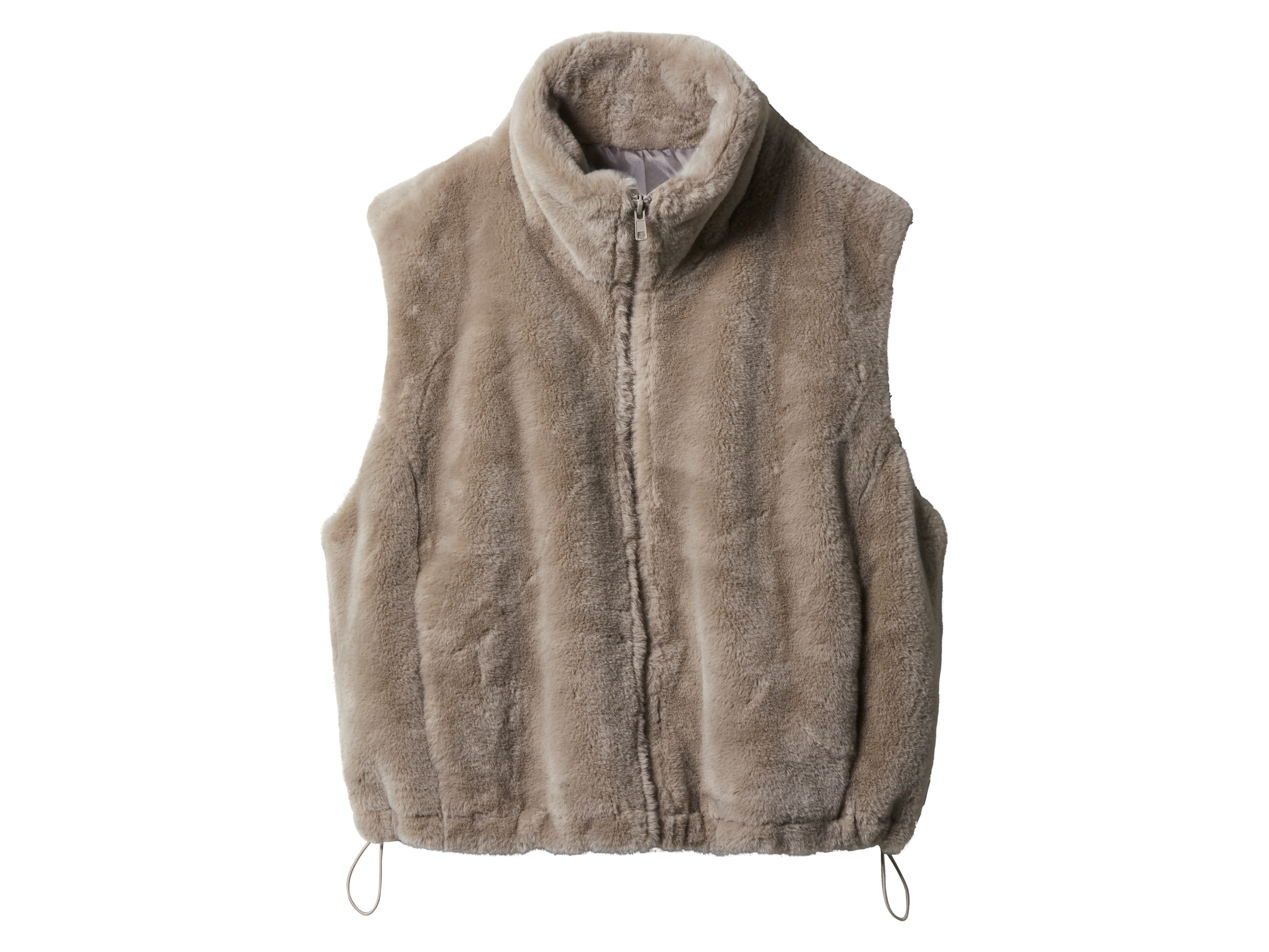 esmara Pluche dames bodywarmer (Grijs, S (36/38)) afbeelding