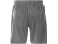 Zwarte sportshorts voor heren met elastische tailleband.