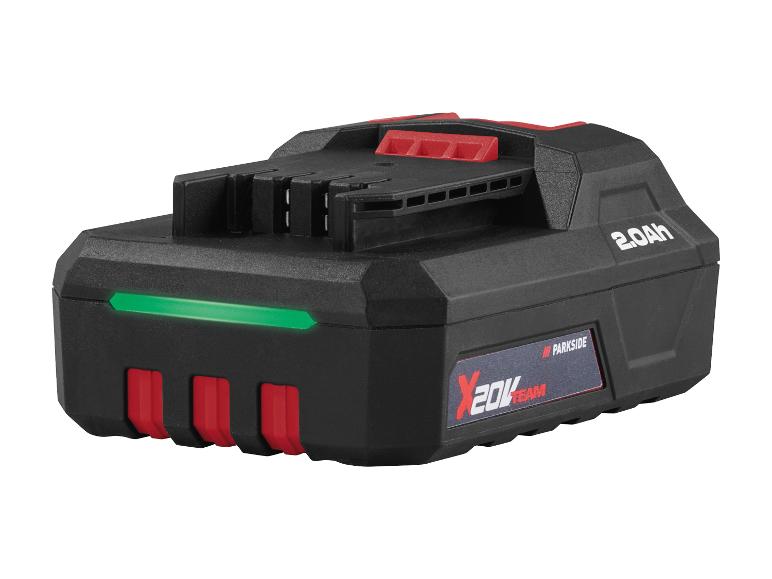 PARKSIDE 20V 2.0Ah accu met groene laadindicator