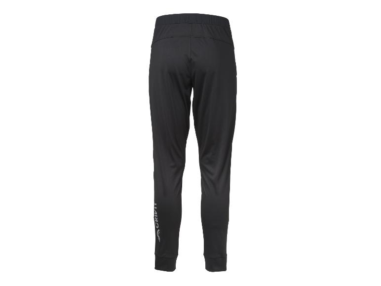 Zwarte heren joggingbroek met logo op de linkerpijp.