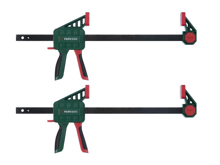 Twee Parkside klemmen: handige doe-het-zelf gereedschappen.