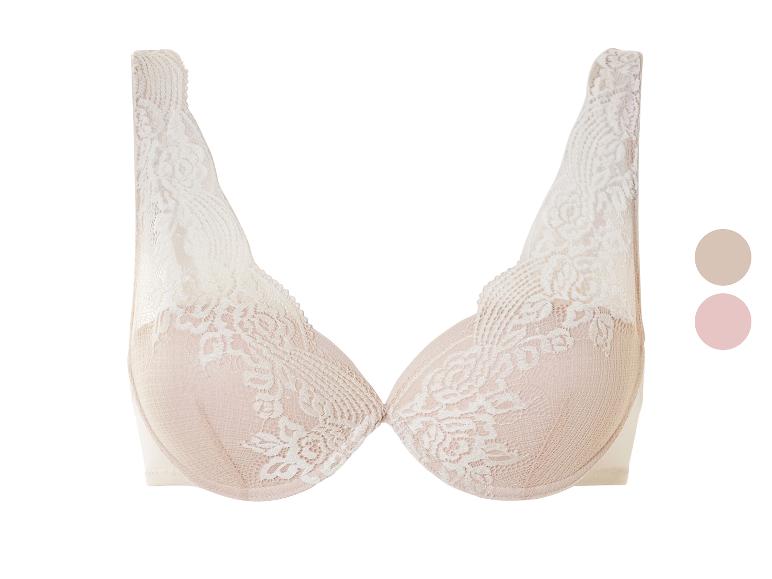 Beige bh's met kant.