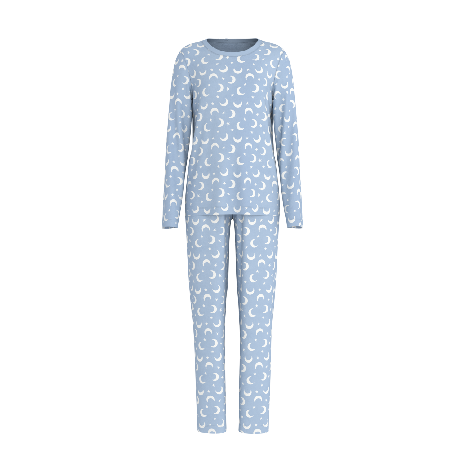 ESMARA KIDS Kinder fleece pyjama (Lichtblauw met patroon, 146/152)