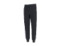 Donkergrijze joggingbroek met trekkoord in de taille en geribde boorden.