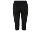 Zwarte capri leggings voor dames.