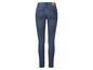 Donkerblauwe skinny jeans voor dames.