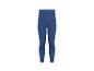Blauwe sportlegging met mesh panelen