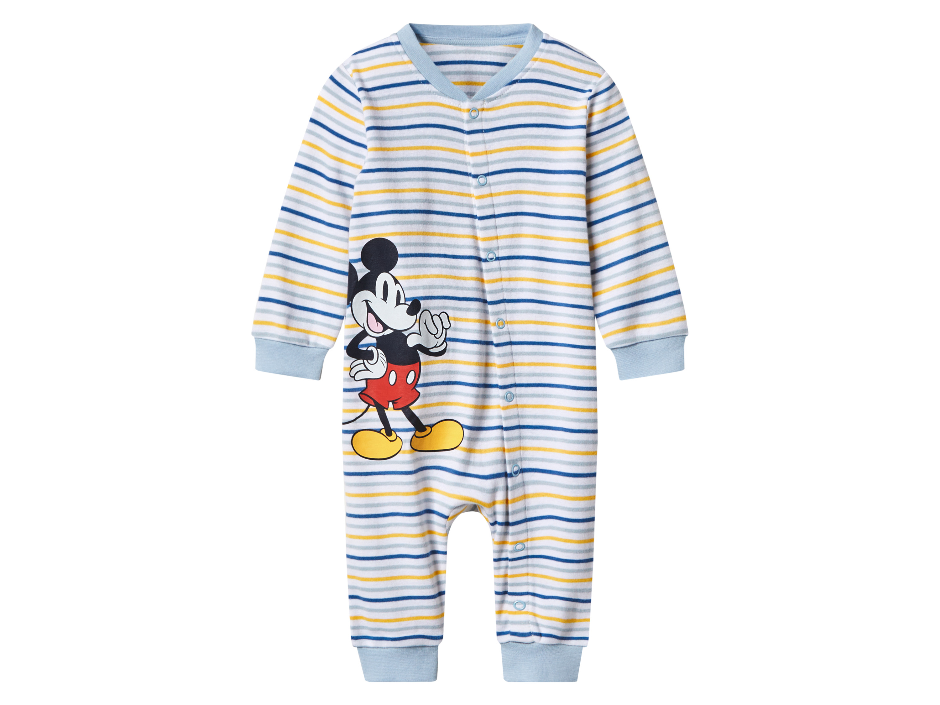 LUPILU Baby pyjama (strepen/blauw, 74/80)