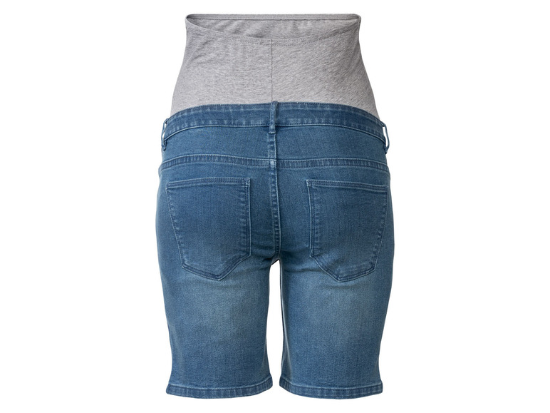 Ga naar volledige schermweergave: esmara® Dames zwangerschaps jeansshorts - afbeelding 7