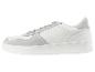 Witte U.S. Polo Assn. sneakers met een grijze suède overlay.