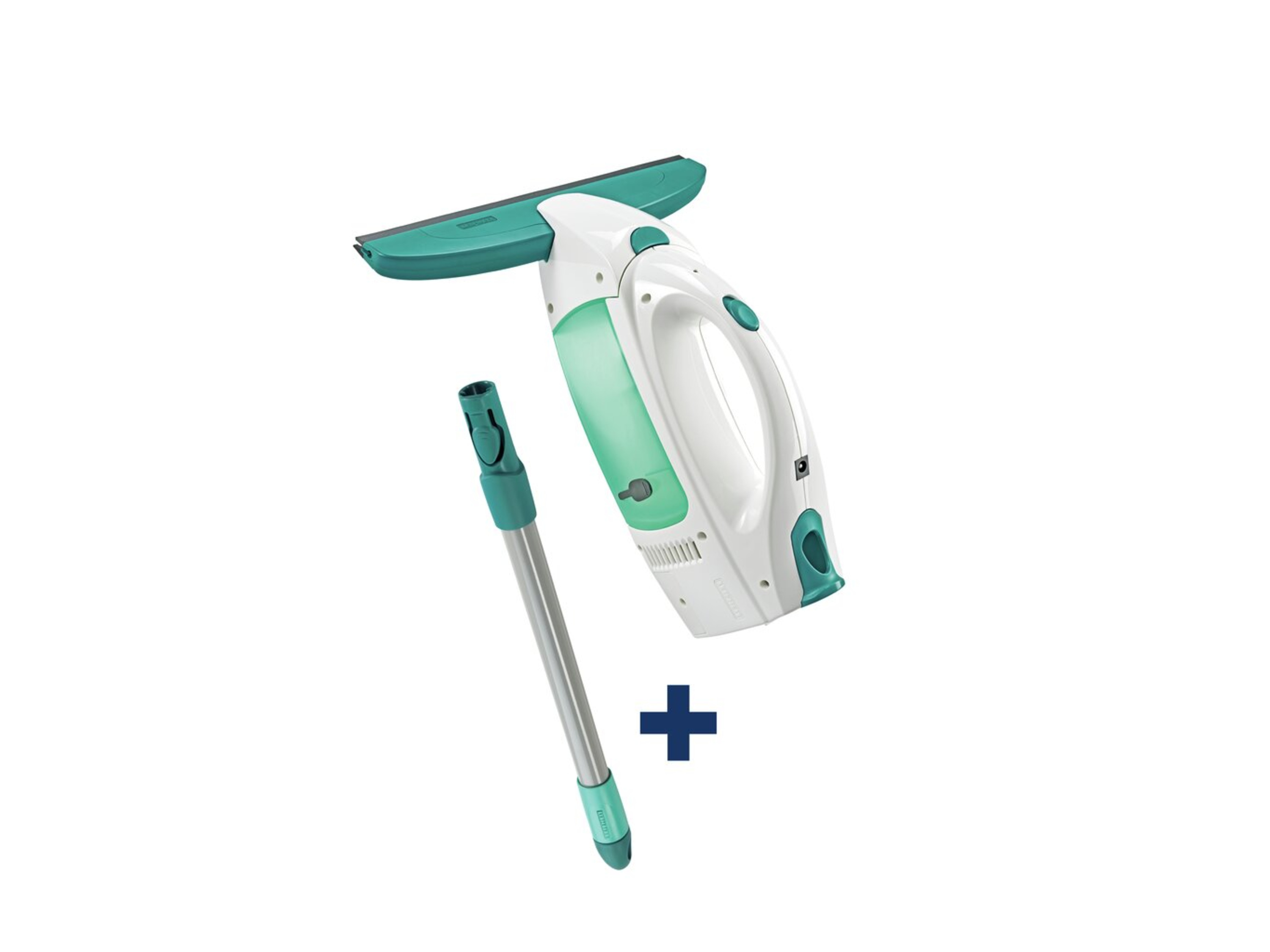 LEIFHEIT Accu-raamwisser Set Dry & Clean met steel - 28 cm breed afbeelding