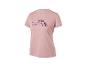 Crivit dames sport T-shirt met korte mouwen in roze met een patroonlogo