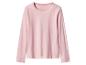 Roze dames T-shirt met lange mouwen