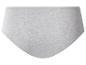 Grijze damesonderbroek met zachte elastische tailleband.