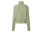 Groene coltrui sweatshirt met raglanmouwen, achteraanzicht