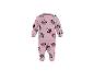 Roze set met lange mouwen en broek met cartoon muisfiguurprint