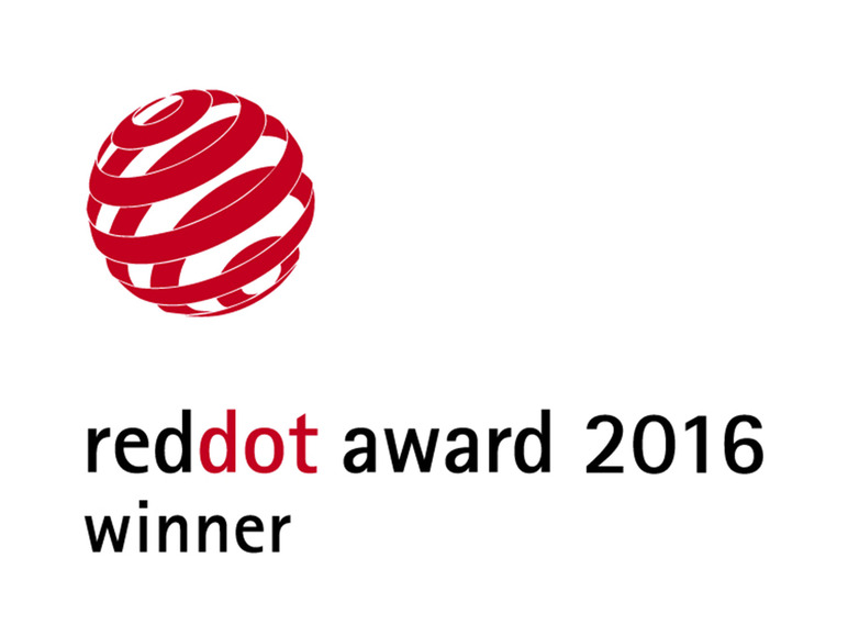 Red Dot Award 2016 winnaar met logo