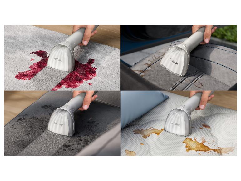 Tapijtreiniger verwijdert vlekken van tapijt, autobekleding, bank en matras.