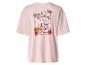 Lichtroze T-shirt met 'Beach Resort Hanauma Bay, Hawaii' opdruk.