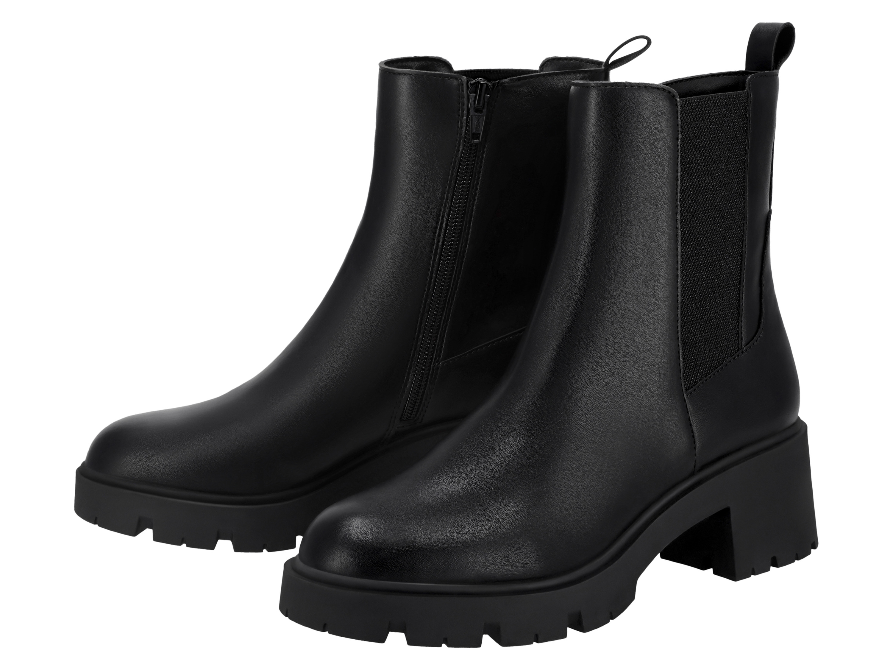 esmara Dames enkellaarsjes (Zwart, 40)