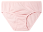Roze meisjesonderbroek.