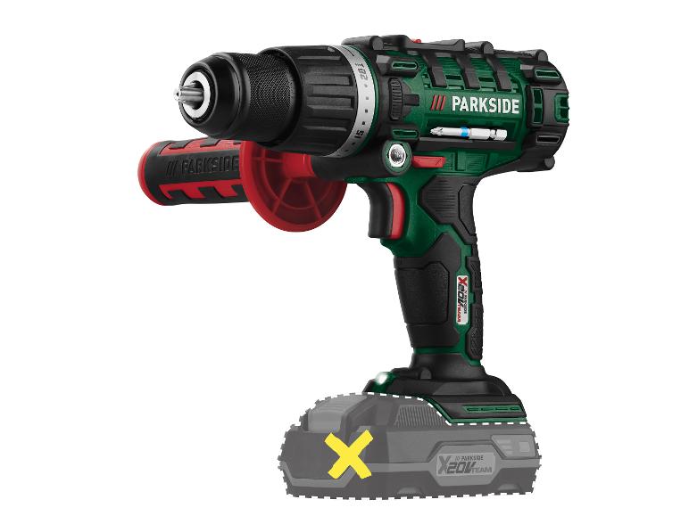 Parkside X 20V Team accuboormachine, groen en zwart