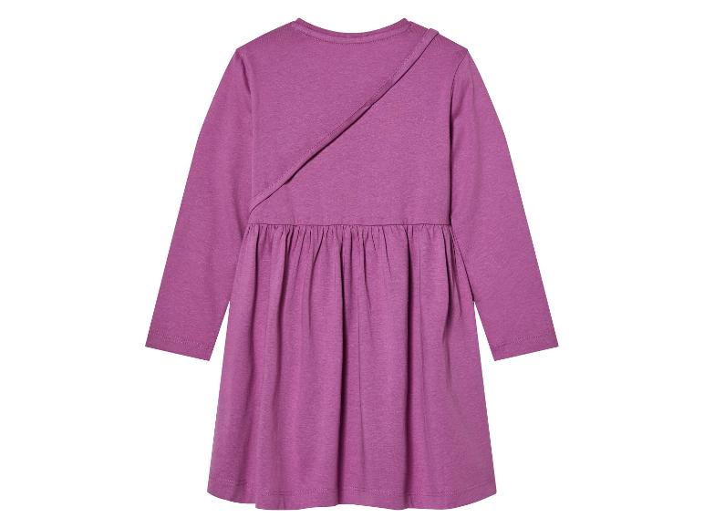 Kleding voor meisjes, lange mouwen, paarse kleur.