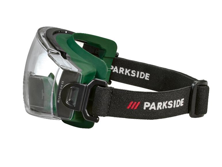 Parkside veiligheidsbril in groen en zwart